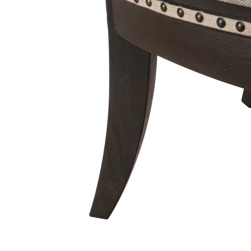 Americana Farmhouse Uph Shelter Side Chair- Black (RTA) 615C6501SB