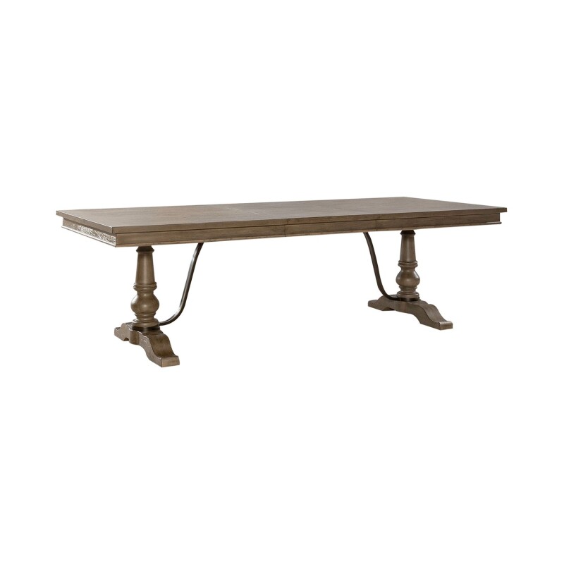 Americana Farmhouse Optional 6 Piece Trestle Table Set 615DRO6TRS