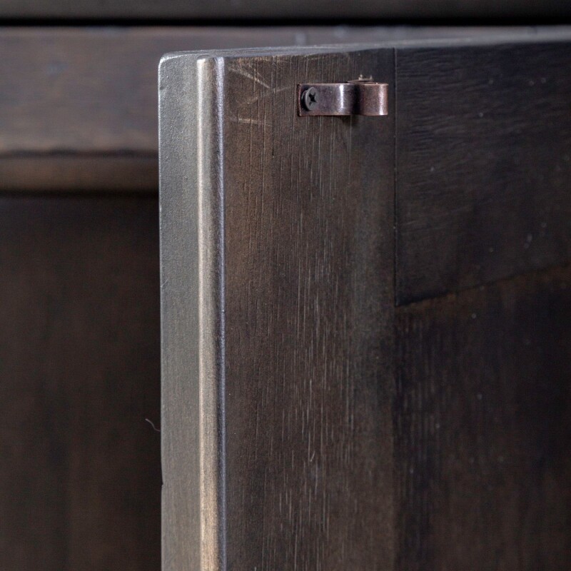 Americana Farmhouse Hall Buffet- Black 615HB7242B