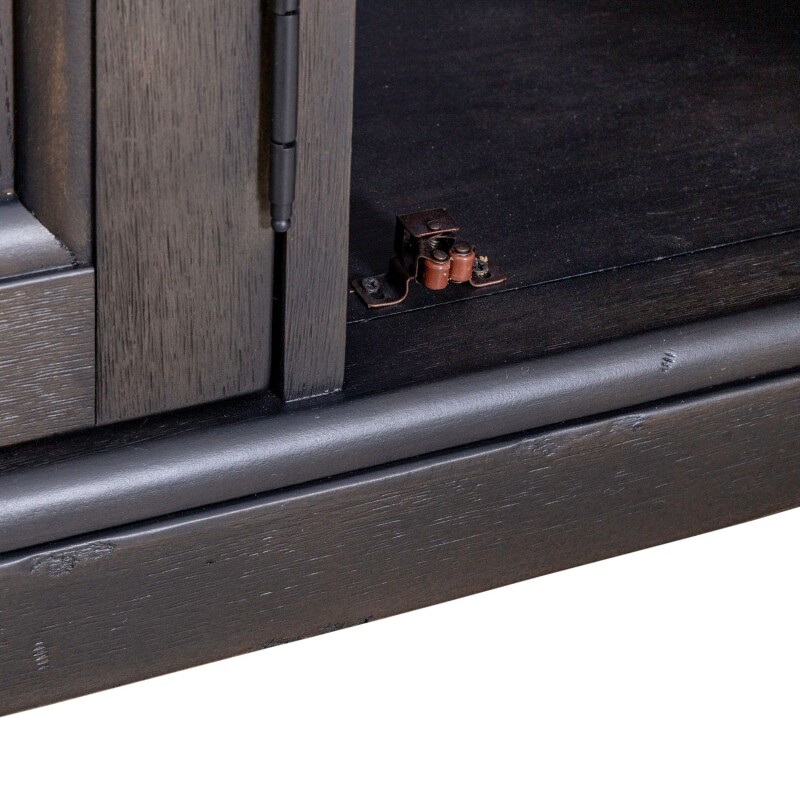 Americana Farmhouse Hall Buffet- Black 615HB7242B
