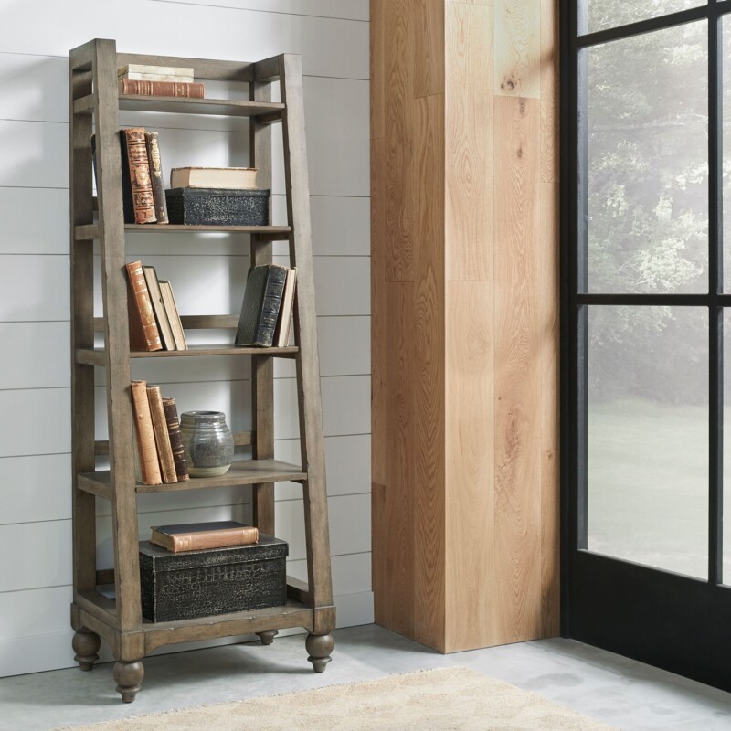 Americana Farmhouse Leaning Pier Bookcase 615HO201