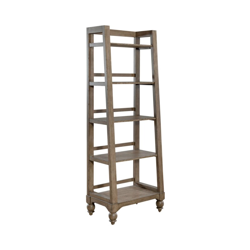 Americana Farmhouse Leaning Pier Bookcase 615HO201