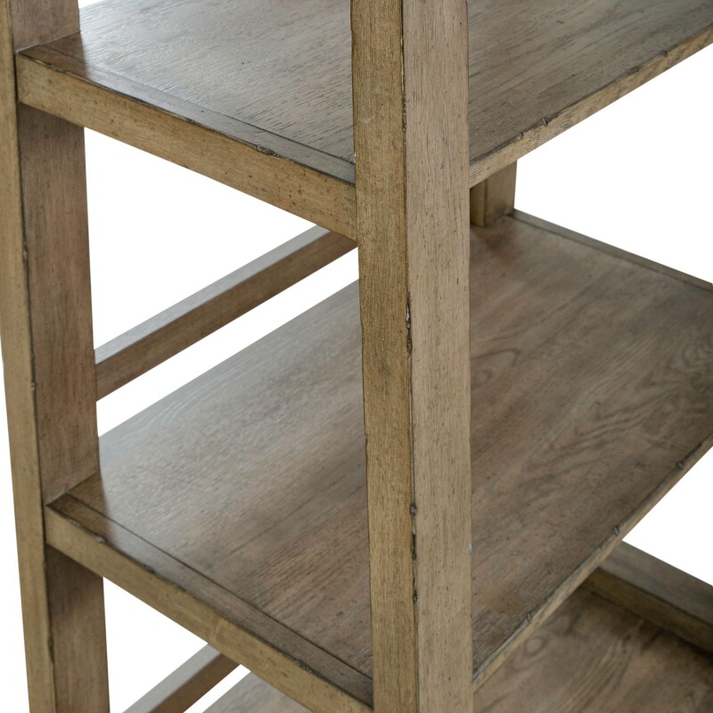 Americana Farmhouse Leaning Pier Bookcase 615HO201