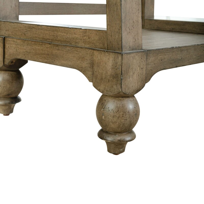 Americana Farmhouse Leaning Pier Bookcase 615HO201