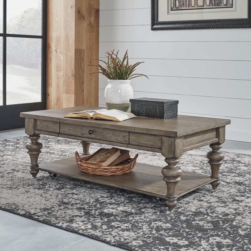 Americana Farmhouse Rectangular Cocktail Table 615OT1010