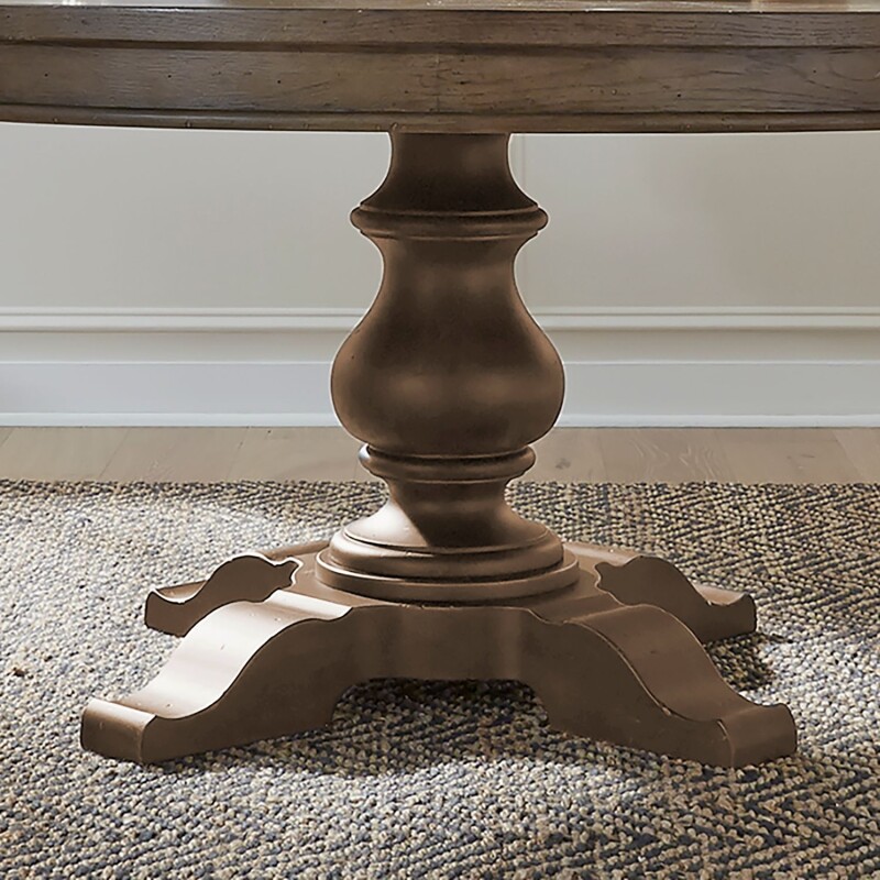 Americana Farmhouse Single Pedestal Table Base 615P6060