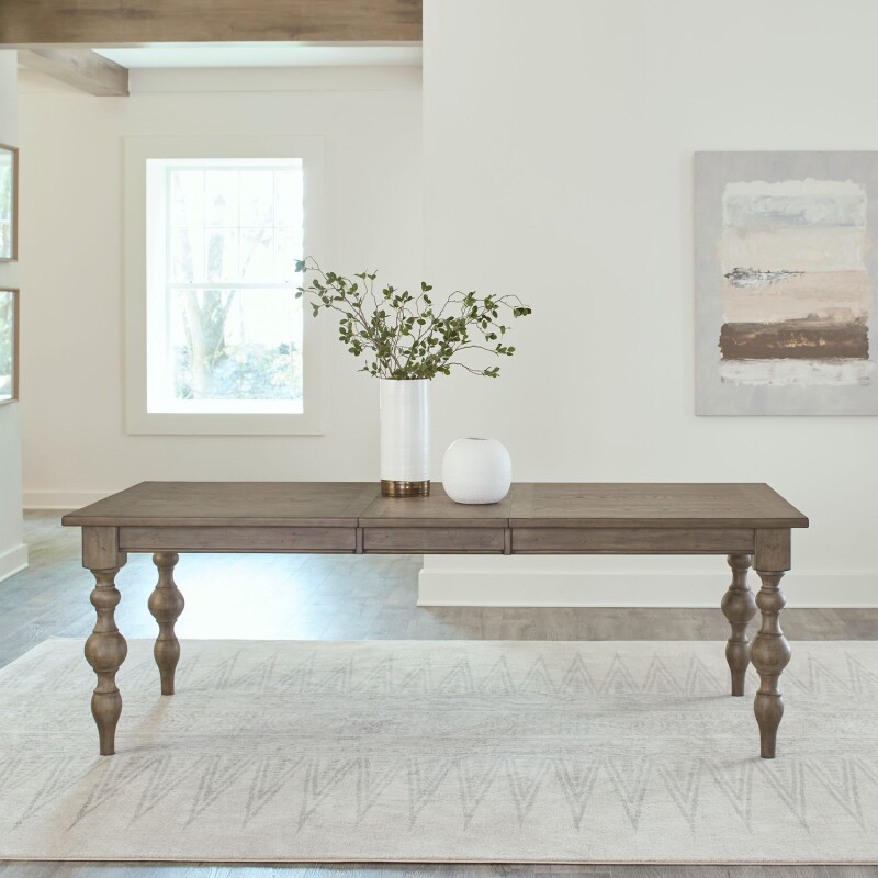 Americana Farmhouse Rectangular Leg Table 615T4090