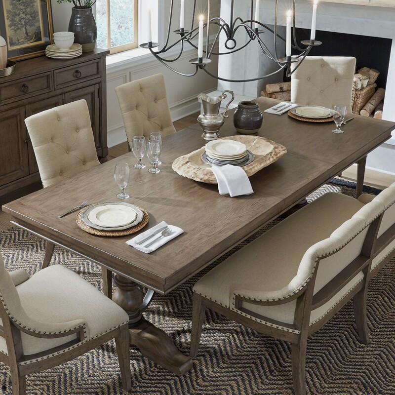 Americana Farmhouse Trestle Table Top 615T4202