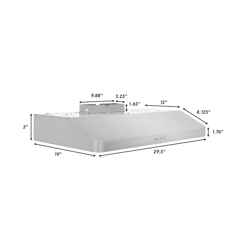 30 in. Ducted Under Cabinet Range Hood 61730