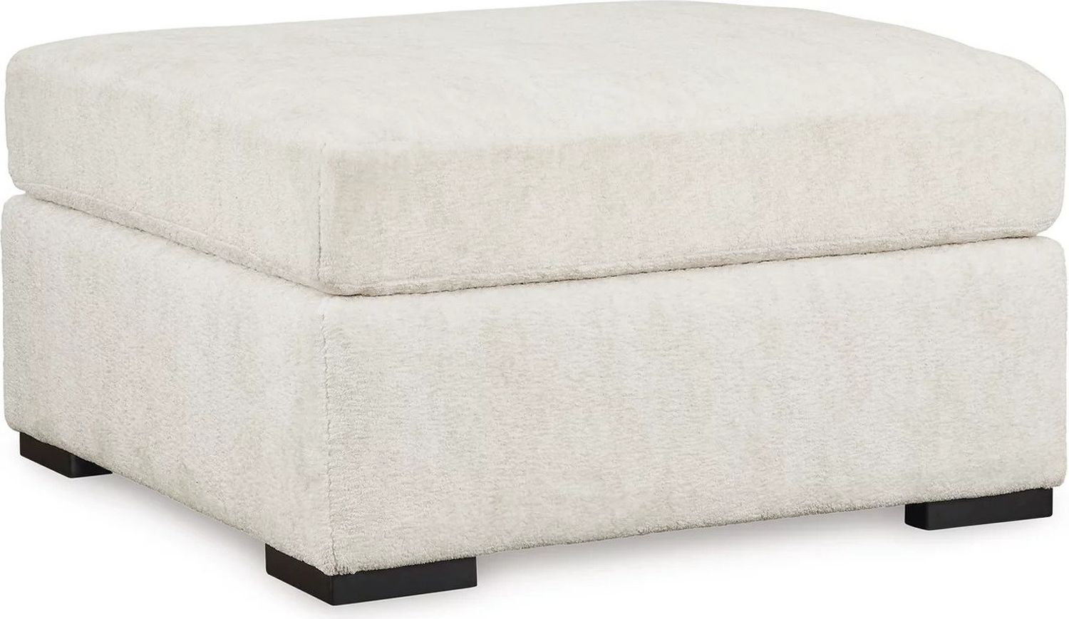 Chessington Oversized Accent Ottoman In Ivory 6190408