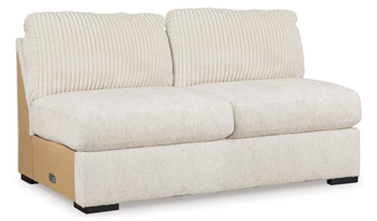 Chessington Armless Loveseat In Ivory 6190434