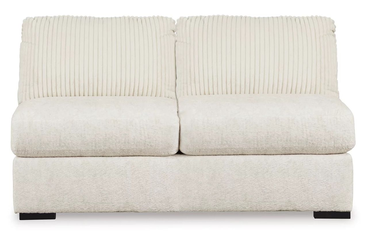 Chessington Armless Loveseat In Ivory 6190434