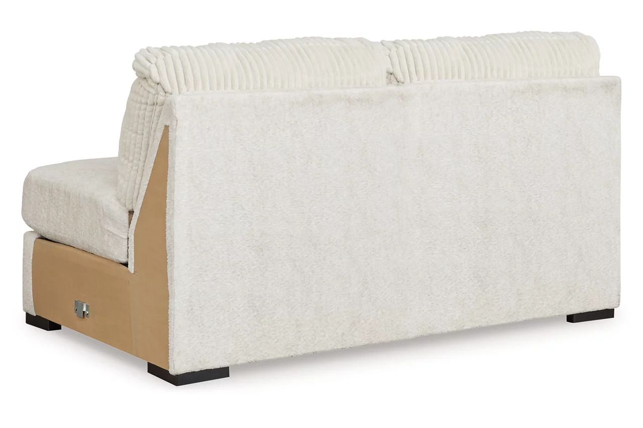 Chessington Armless Loveseat In Ivory 6190434