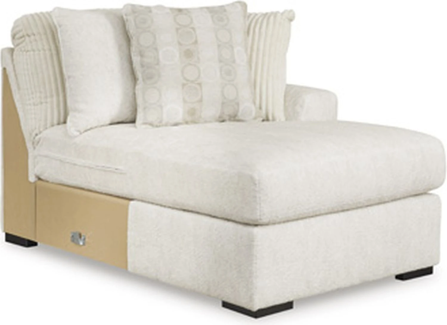 Chessington 2-Piece RAF Sectional with Chaise In Ivory 61904S2