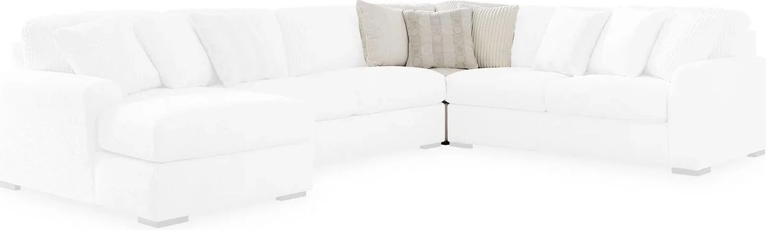 Chessington 4-Piece Sectional with Chaise In Ivory 61904S4
