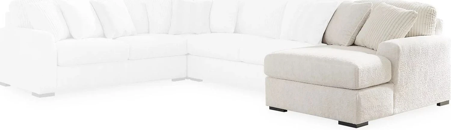 Chessington 4-Piece Sectional with Chaise In Ivory 61904S4