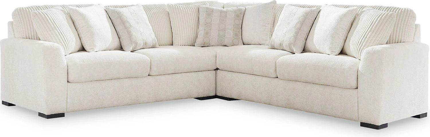 Chessington 3-Piece Sectional In Ivory 61904S5