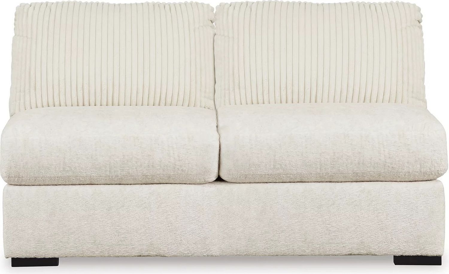 Chessington 4-Piece Sectional and Oversized Accent Ottoman In Ivory 61904U1
