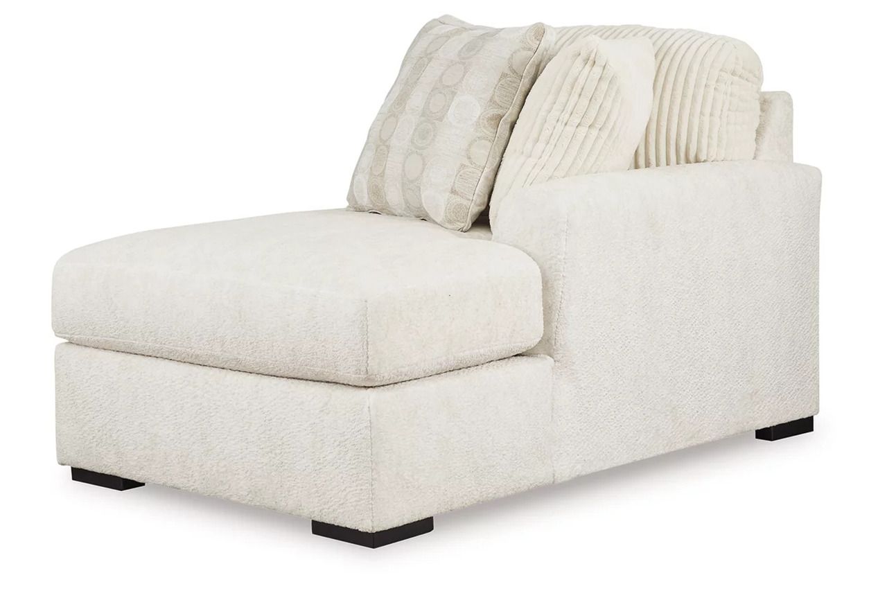 Chessington 2-Piece Sectional and Ottoman In Ivory 61904U2