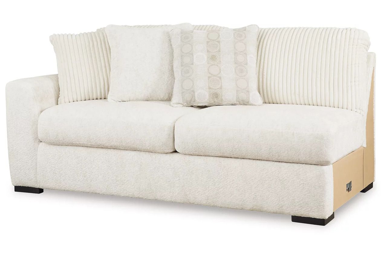 Chessington 2-Piece Sectional and Ottoman In Ivory 61904U2