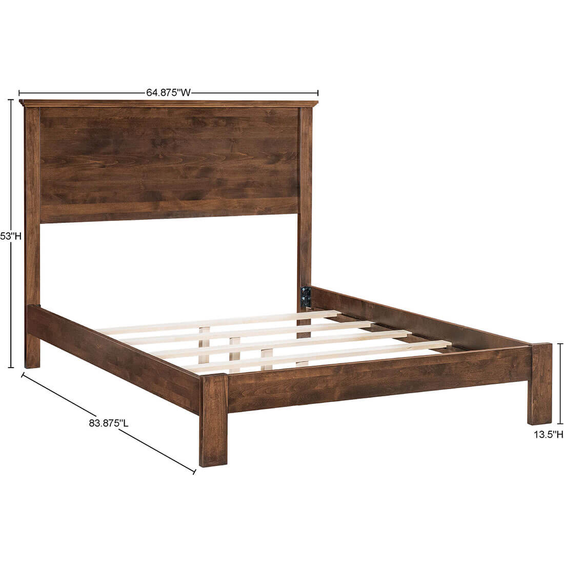 Portland Plank Queen Bed - 62298 62298