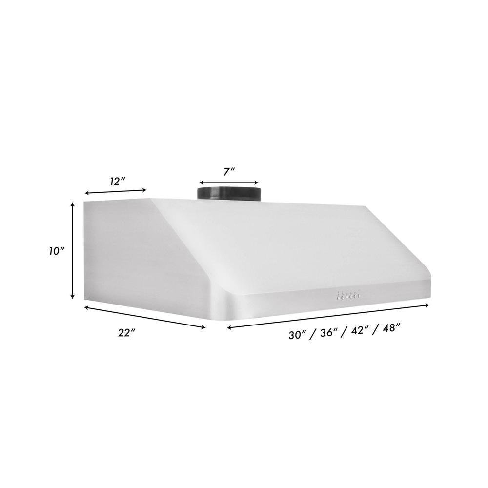 ZLINE 30 in. Ducted Under Cabinet Range Hood in Stainless Steel (623-30) 62330