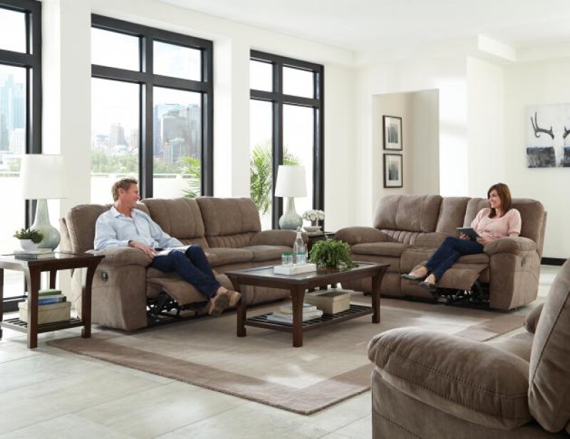 Reyes 240 Power Lay Flat Reclining Sofa 62401