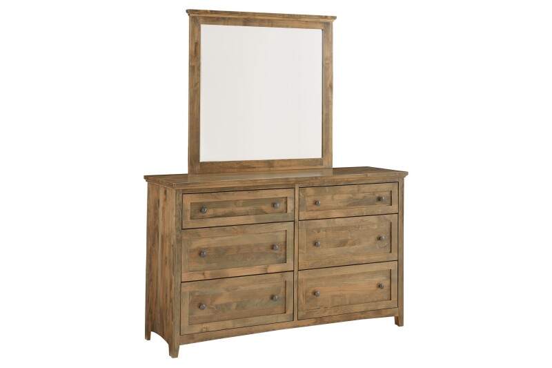 Emmerson 6 Drawer Dresser and Mirror - Mineral 624767061