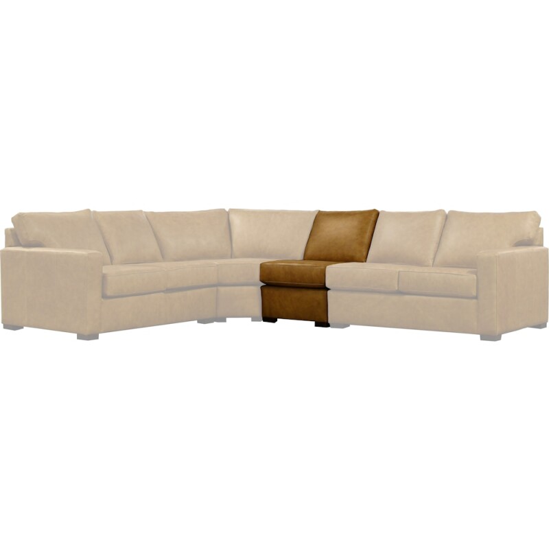 Baylor Leather Armless Chair 62539LR