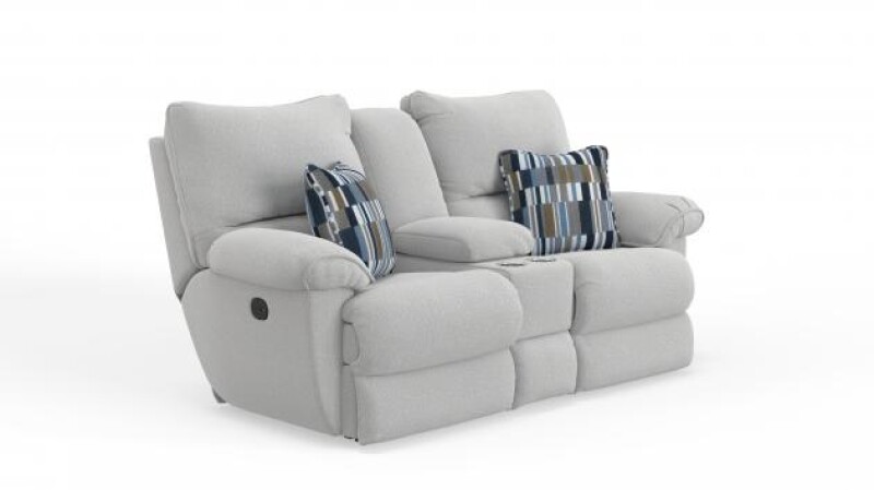 Lenny 257 Power Lay Flat Reclining Console Loveseat 62579