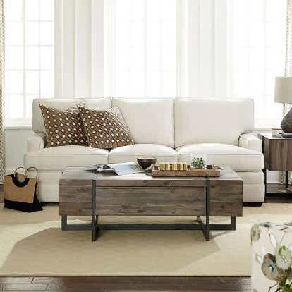 Modern Timber Rectangular Cocktail Table 626910