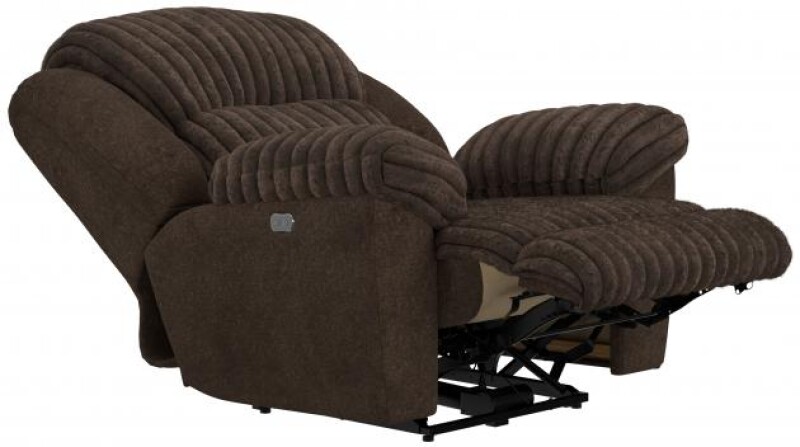 Shaggy 2720 Power Lay Flat Recliner w/Zero Gravity 627207