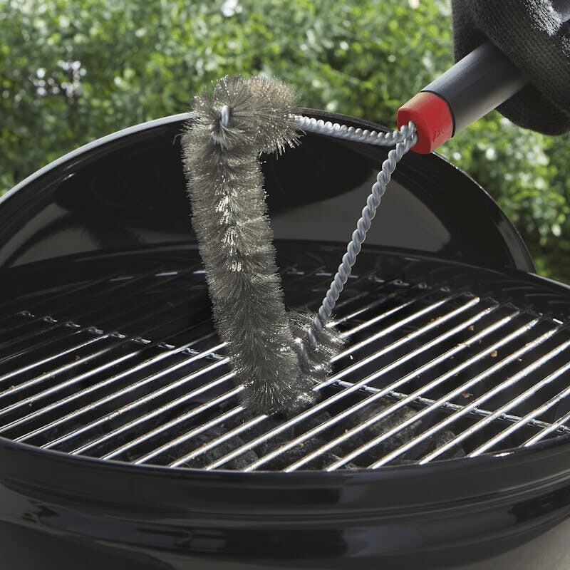 Grill Brush - 12” Three-Sided 6277
