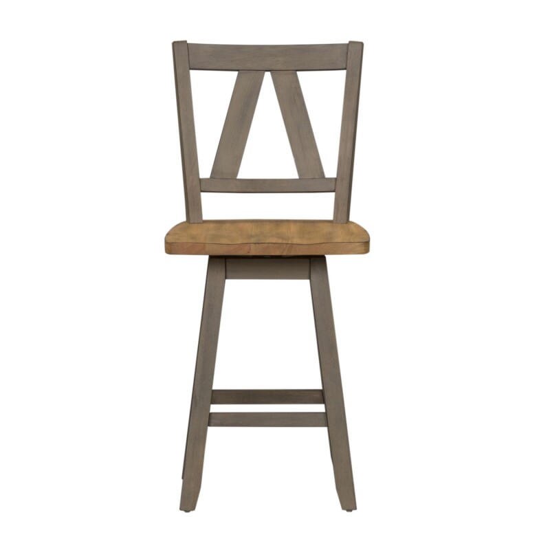 Lindsey Farm Counter Height Swivel Chair (RTA) 62B250324