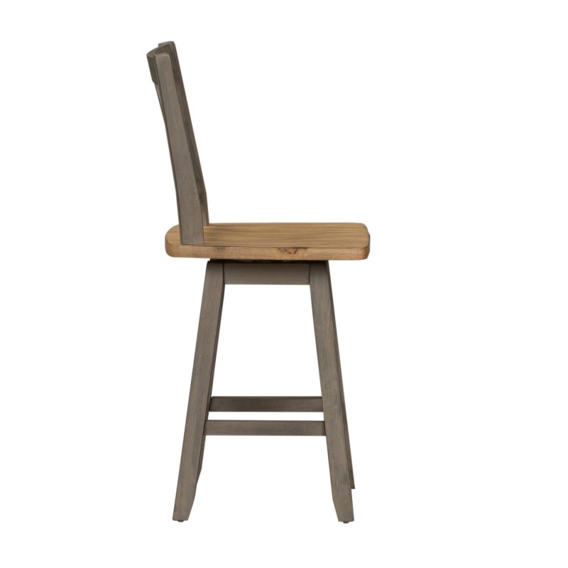 Lindsey Farm Counter Height Swivel Chair (RTA) 62B250324