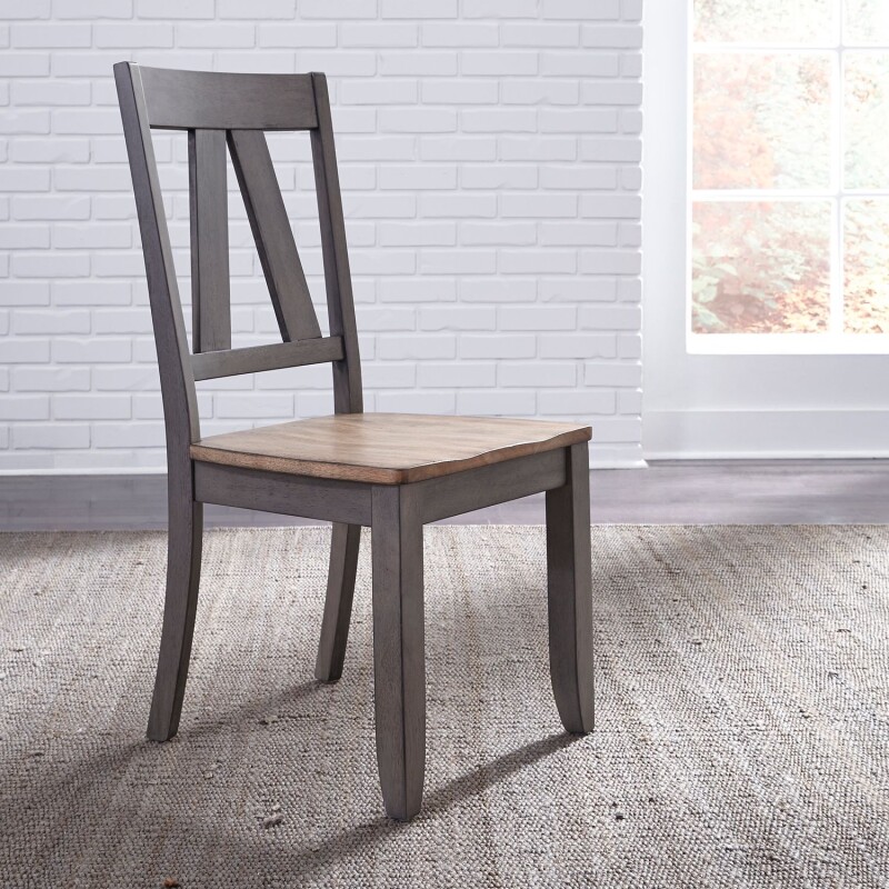 Lindsey Farm Splat Back Side Chair (RTA) 62C2500S