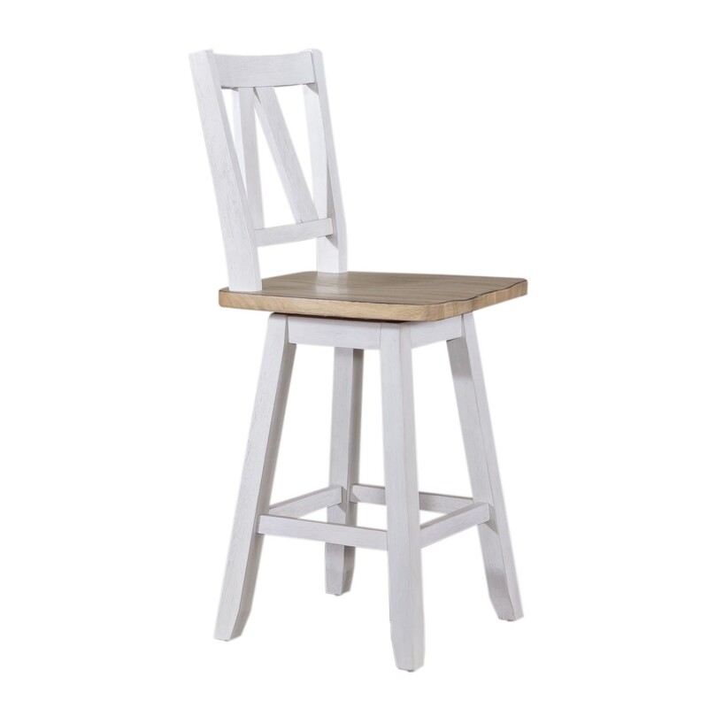 Lindsey Farm Counter Height Swivel Chair (RTA) 62WHB250324