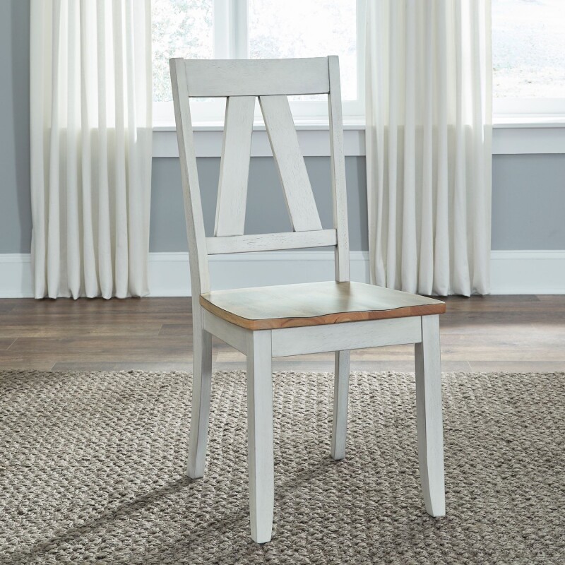 Lindsey Farm Splat Back Side Chair (RTA) 62WHC2500S