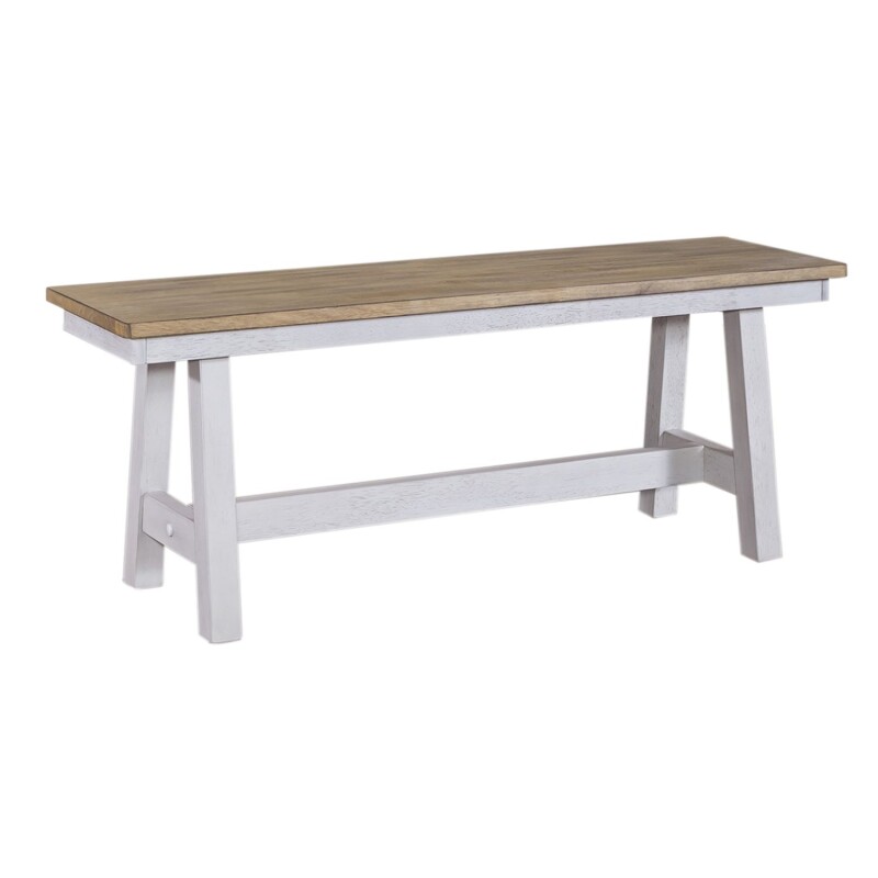 Lindsey Farm 6 Piece Trestle Table Set 62WHCD6TRS