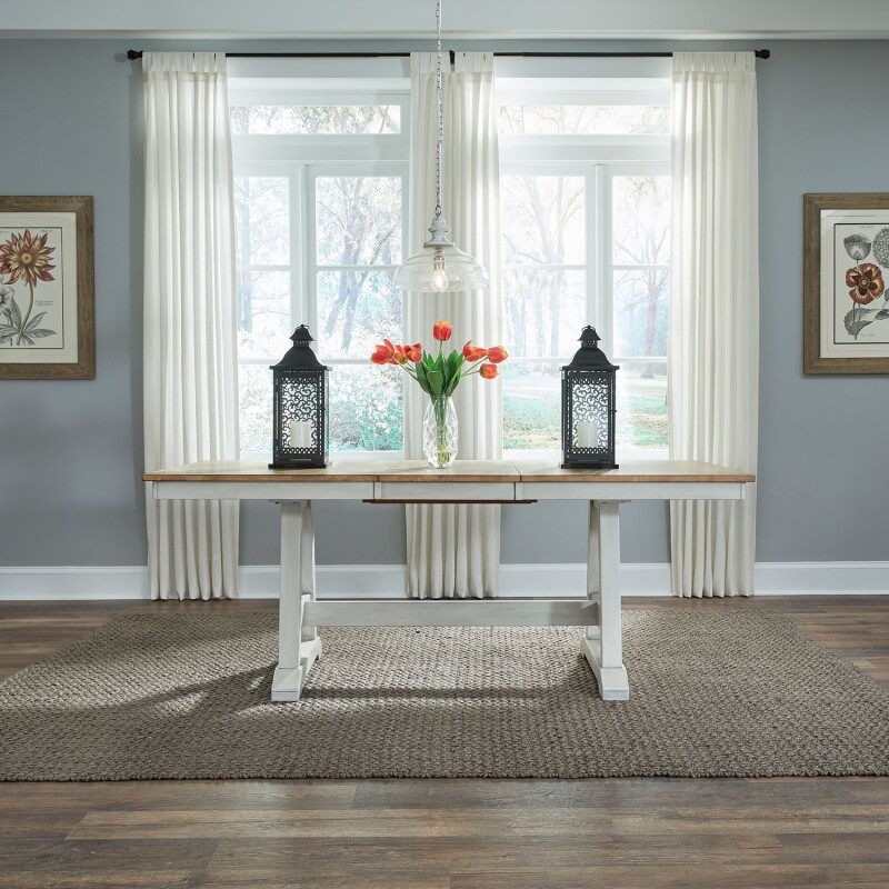 Lindsey Farm Trestle Table 62WHCDTRS