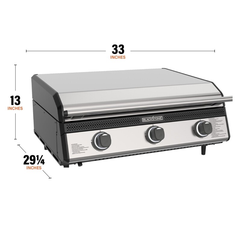 28" Drop-in Griddle with Hood (Natural Gas) 6301