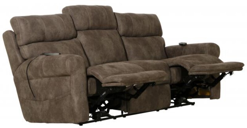 Tranquility 301 Power Headrest Power LayFlat Recl Sofa w/DDT/CR3 Heat/Massage/Lumbar 63015