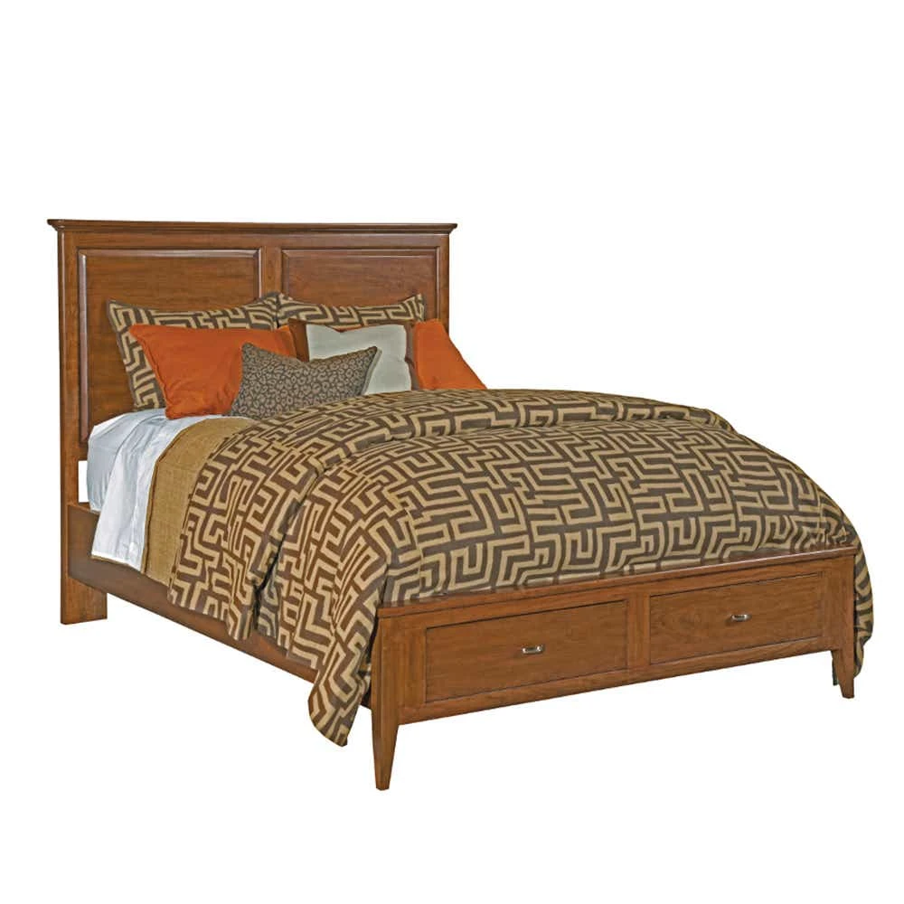 Cherry Park Queen Panel Bed 63135PV