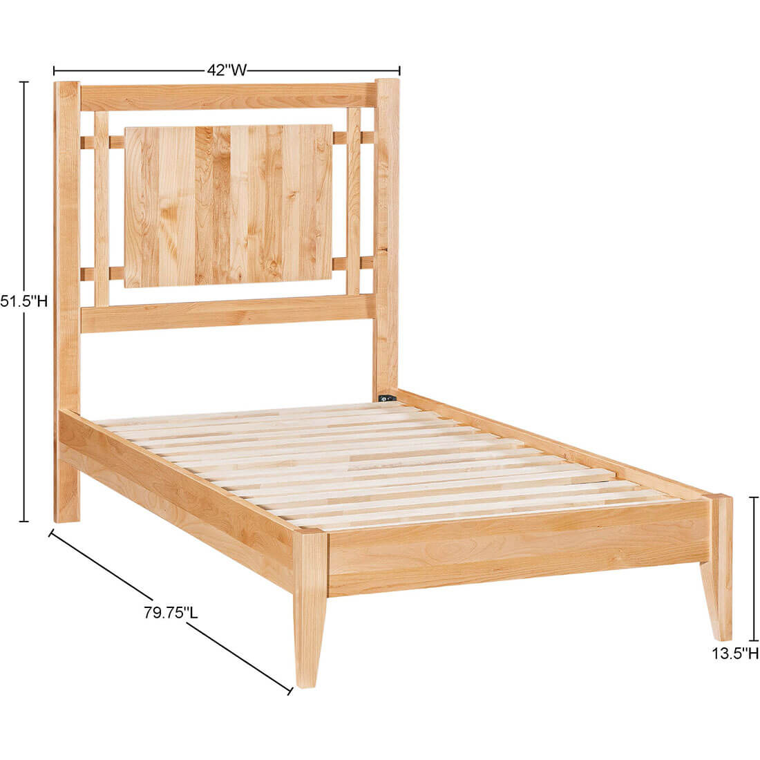 2 West Open Panel Twin Bed - 63271 63271