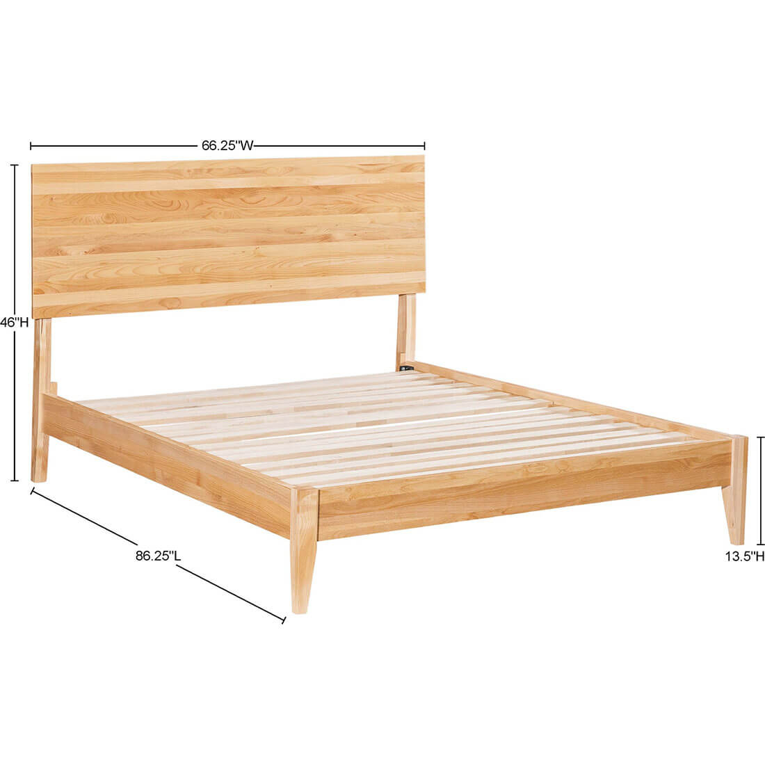 2 West Modern Platform Queen Bed - 63298 63298