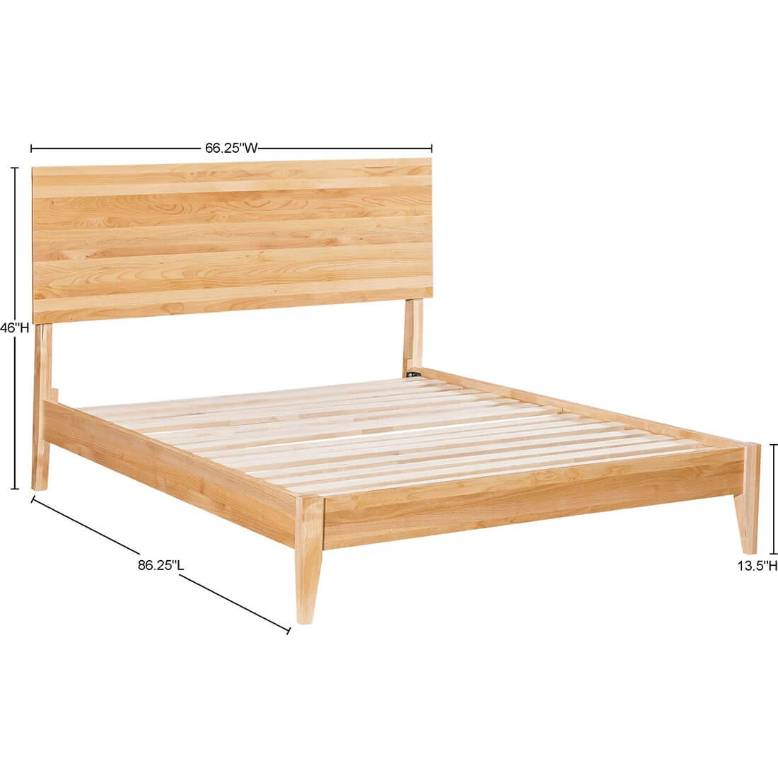 2 West Modern Platform Queen Bed - 632984 632984