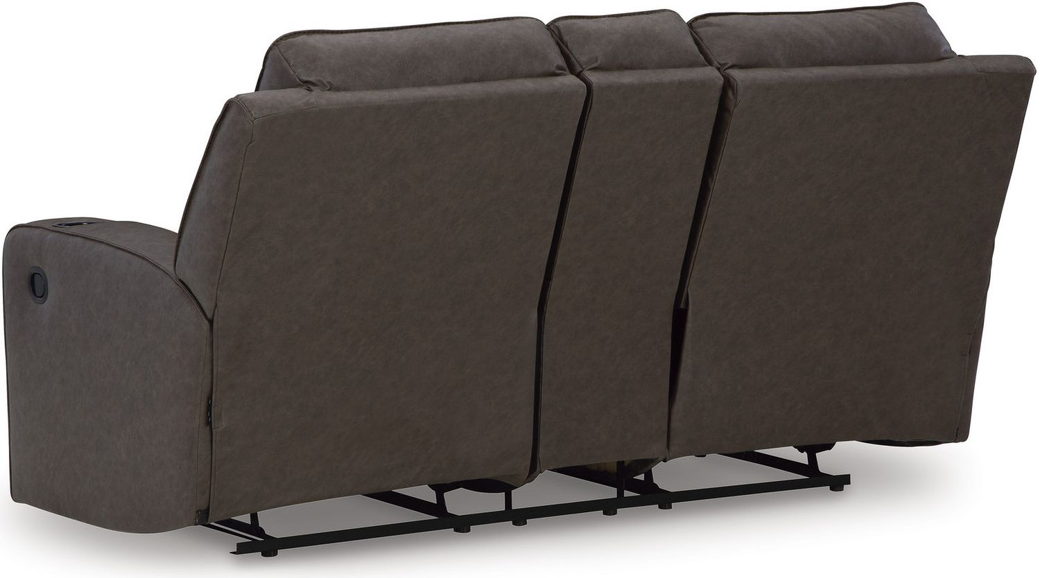 Lavenhorne Double Reclining Loveseat With Console In Granite 6330694