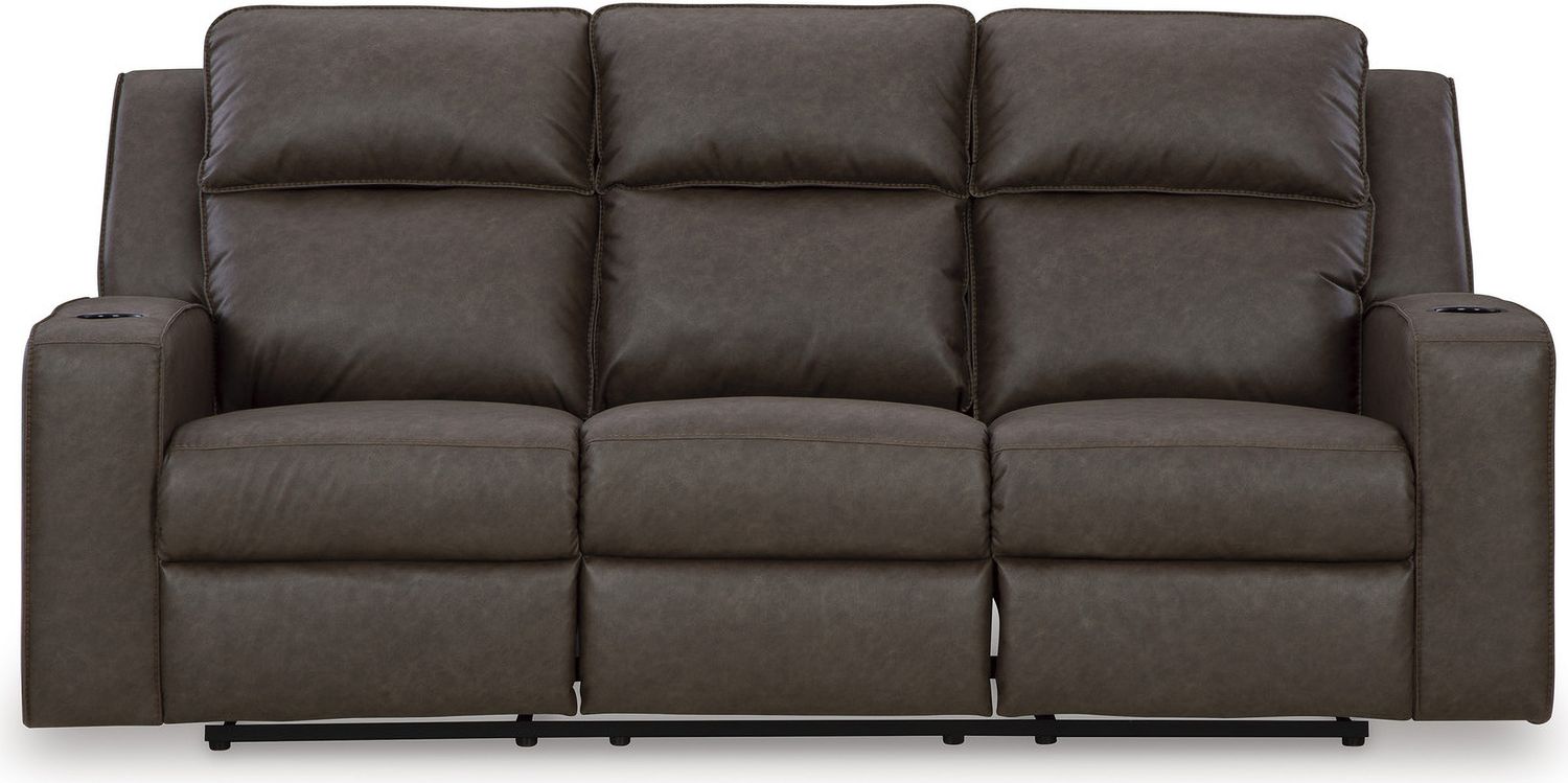 Lavenhorne Reclining Living Room Set With Drop Down Table In Granite 63306U1