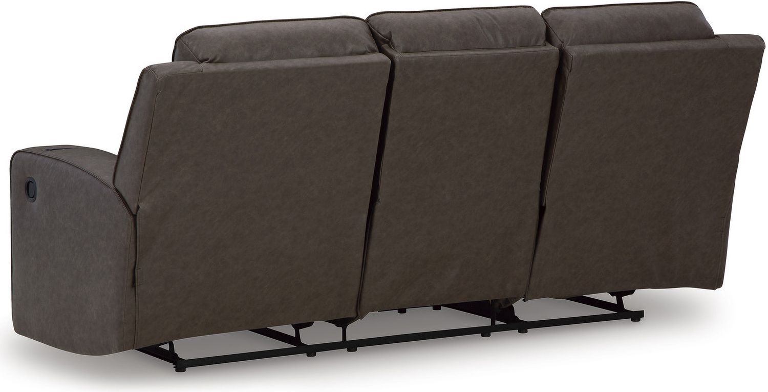 Lavenhorne Reclining Living Room Set With Drop Down Table In Granite 63306U1