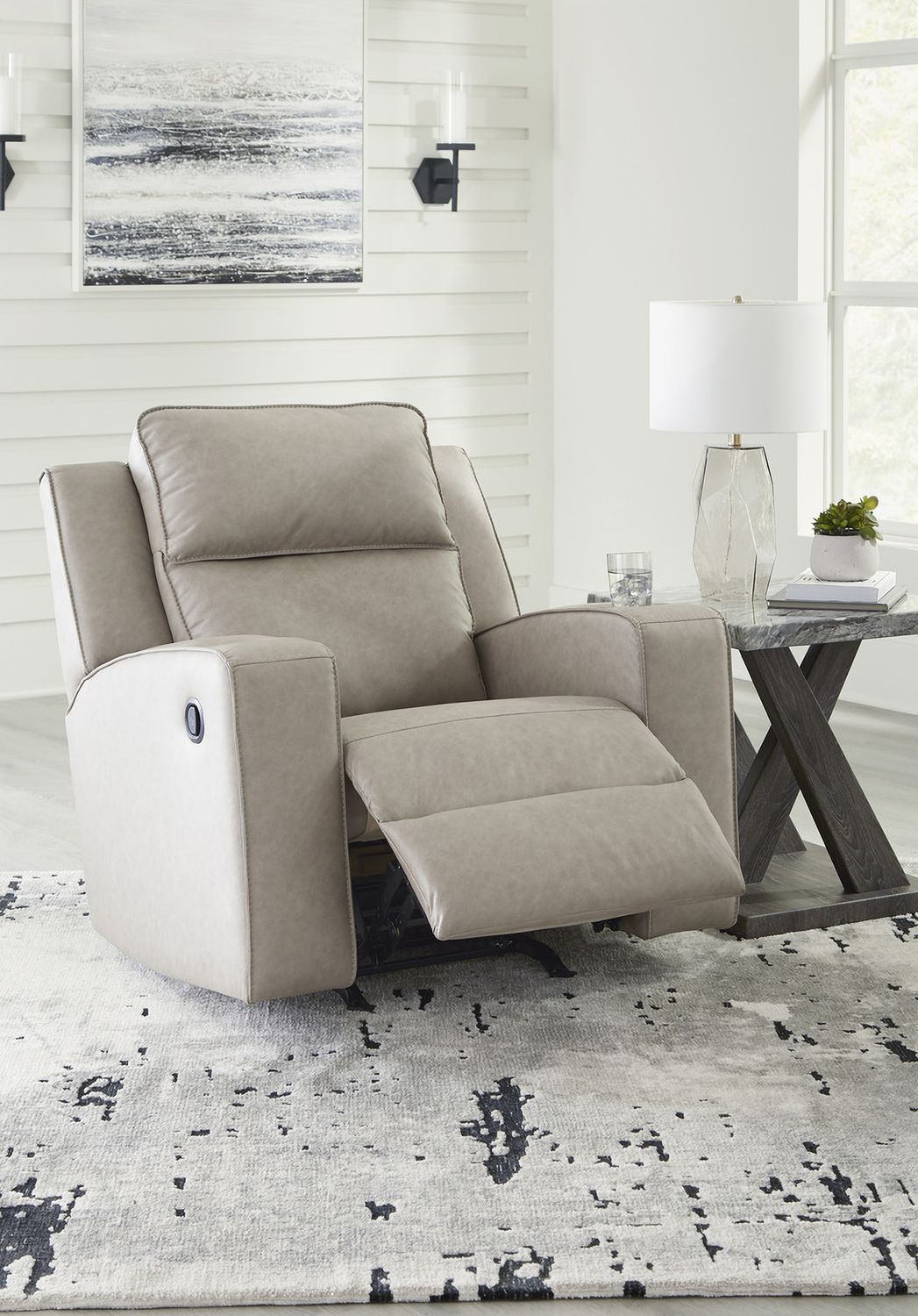 Lavenhorne Rocker Recliner In Pebble 6330725